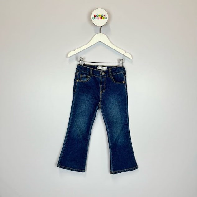 Calça Jeans Infantil Zara Flare