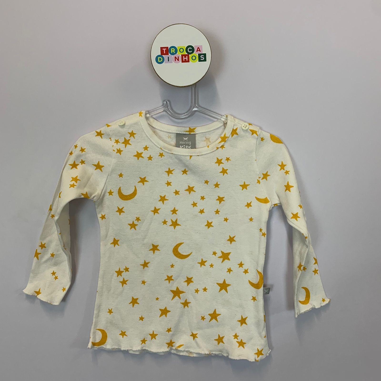 Blusa de pijama estrelhinha
