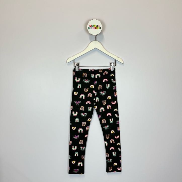 Calça Legging Infantil Cat & Jack Arco-íris 