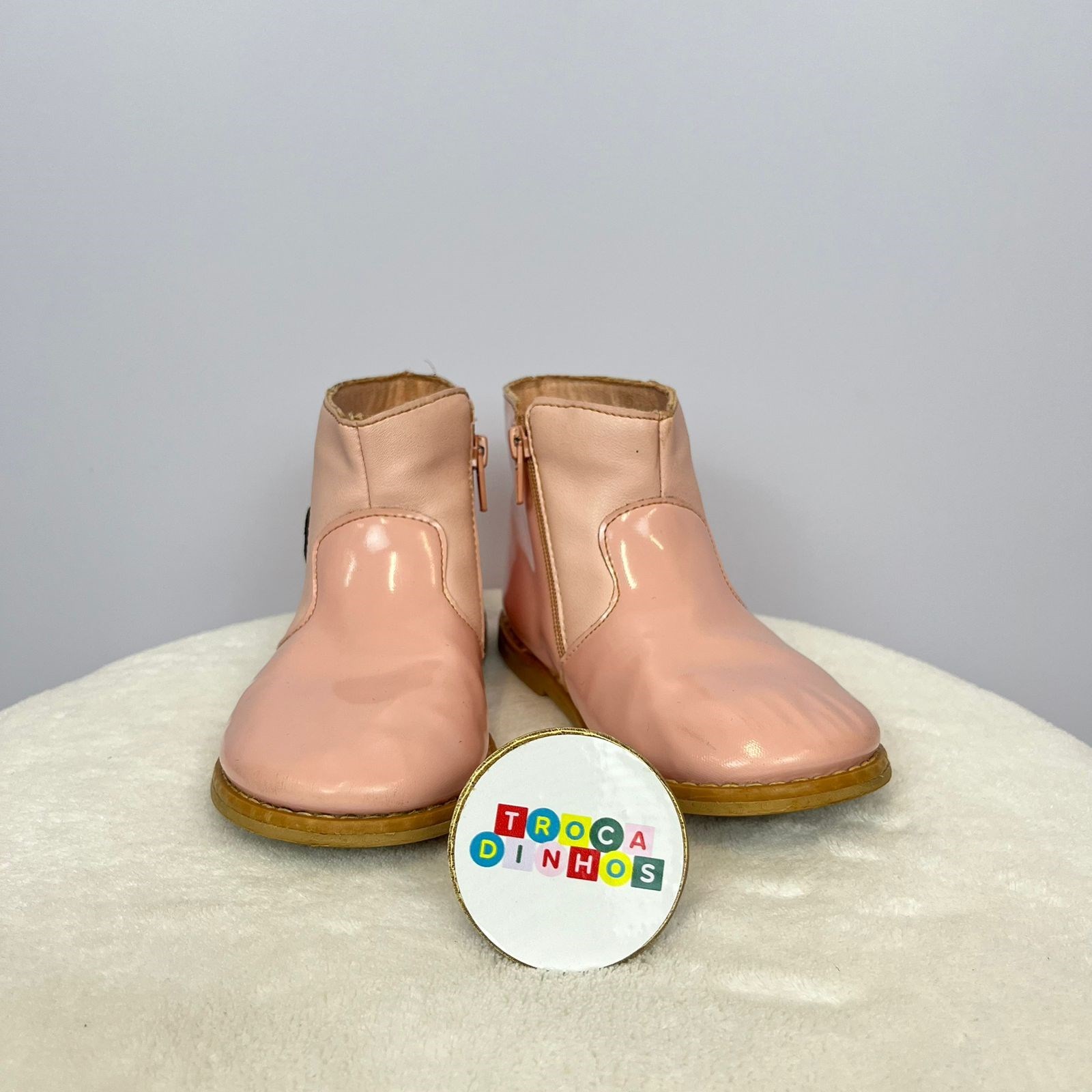 Botinha rosa feminina marca xua xua 