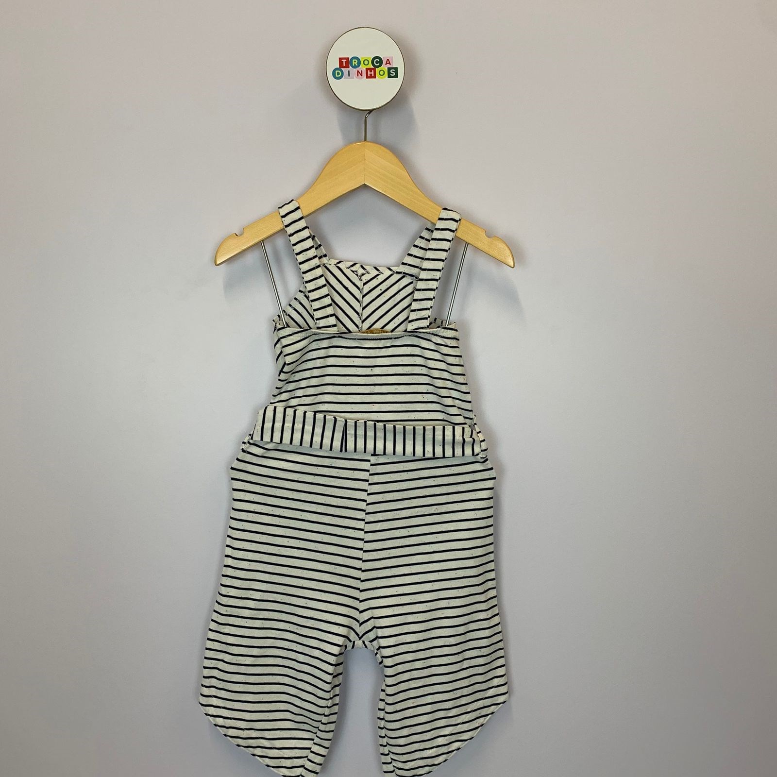 Macaquinho Tecido Listrado 