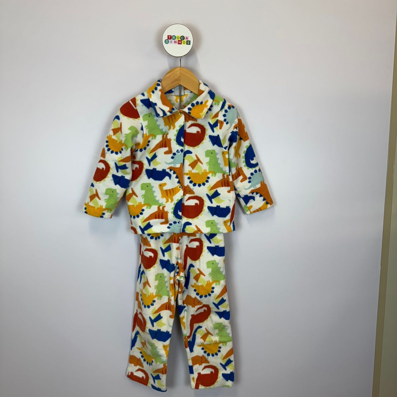 Pijama Dinossauros TIp Top 3 anos