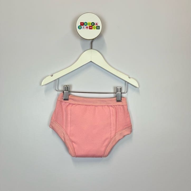 Kit Desfralde Infantil Ecokids com 2 Calcinhas Rosas