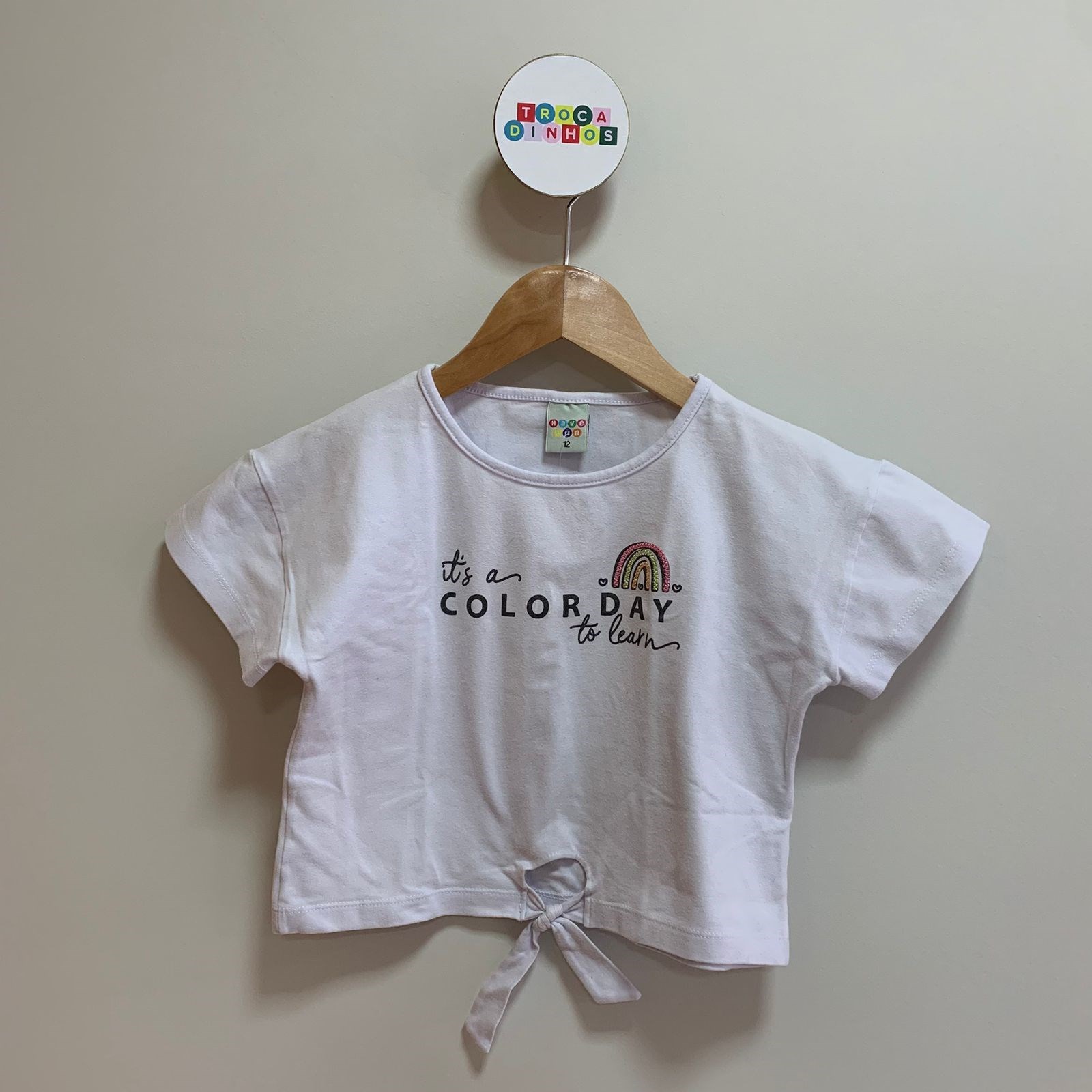 Blusa branca Have Fun