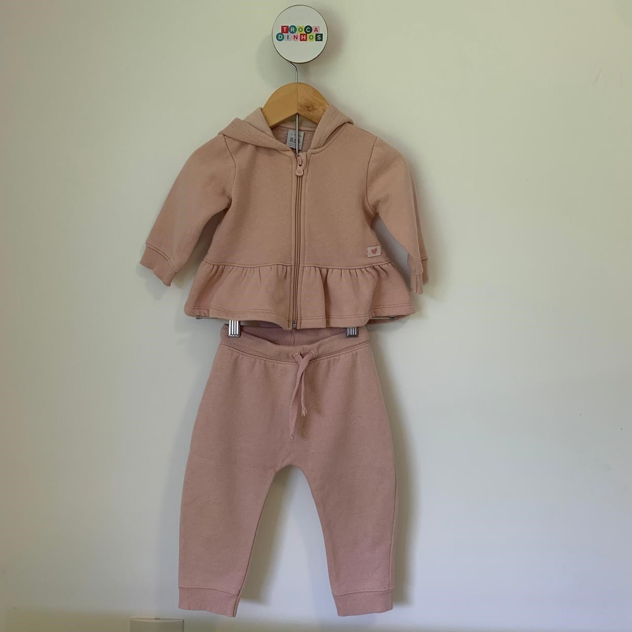 Conjunto Moletom rosê