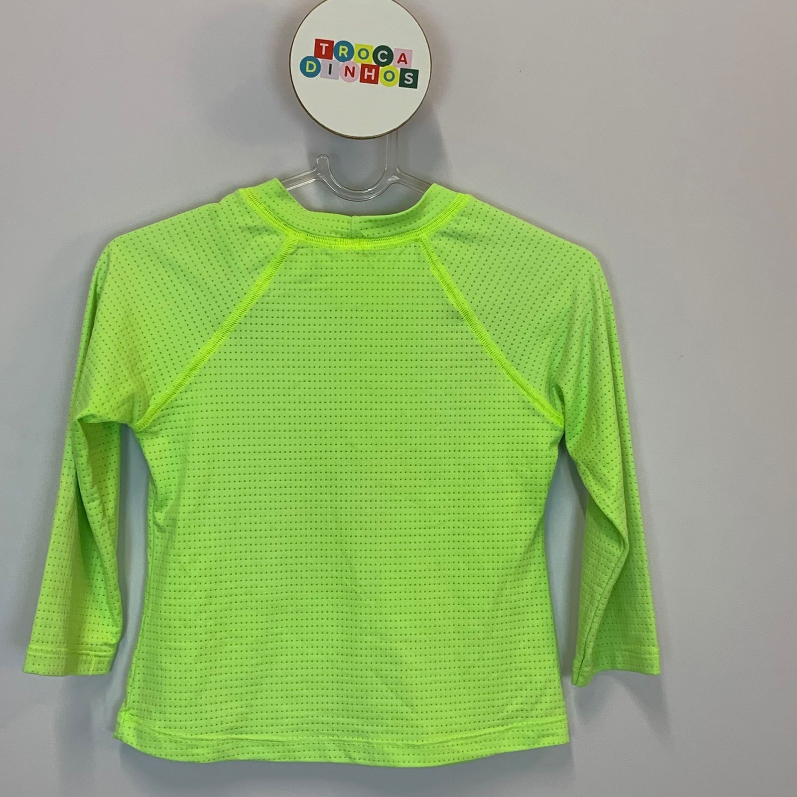 camiseta manga longa neon