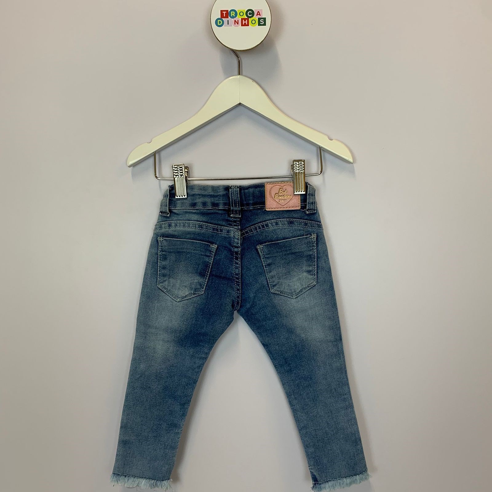 Calça Jeans bordado