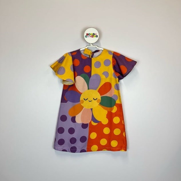 Vestido Infantil Estampa Divertida 