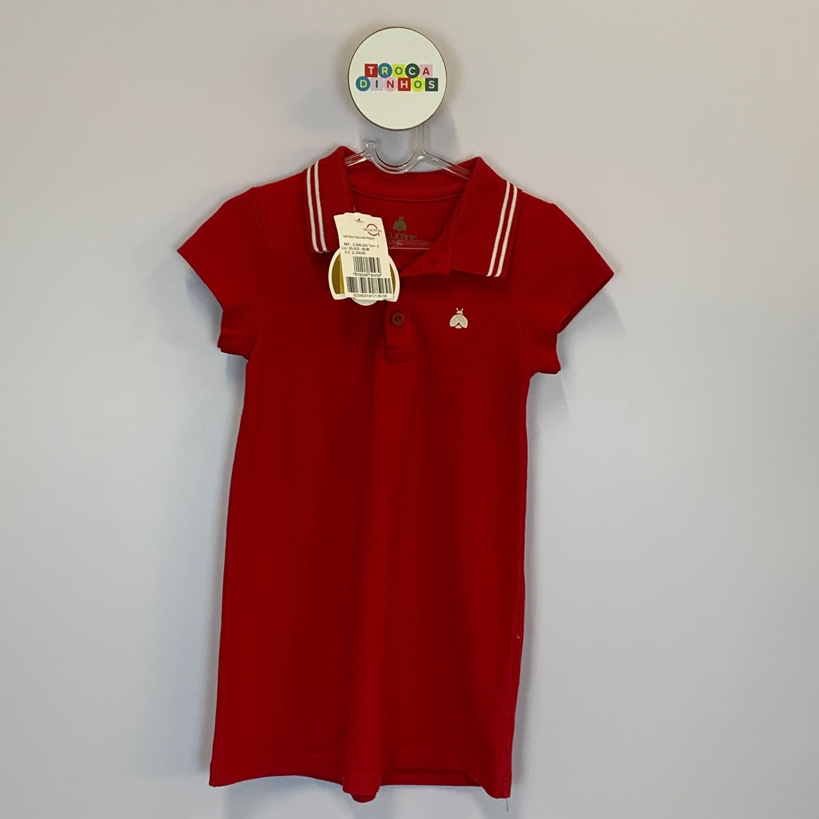 Vestido Vermelho Açucena