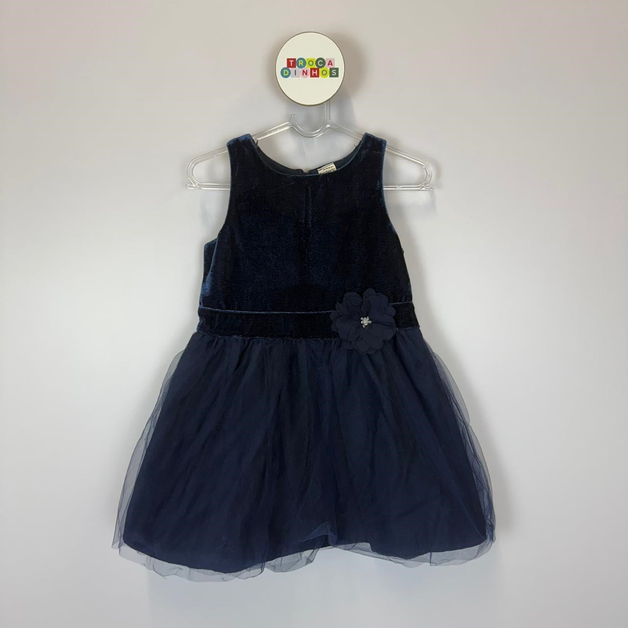 Vestido azul marinho carter's