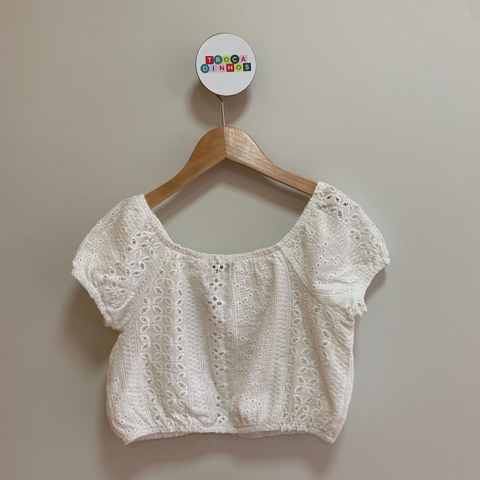 Blusa Ciganinha Branca