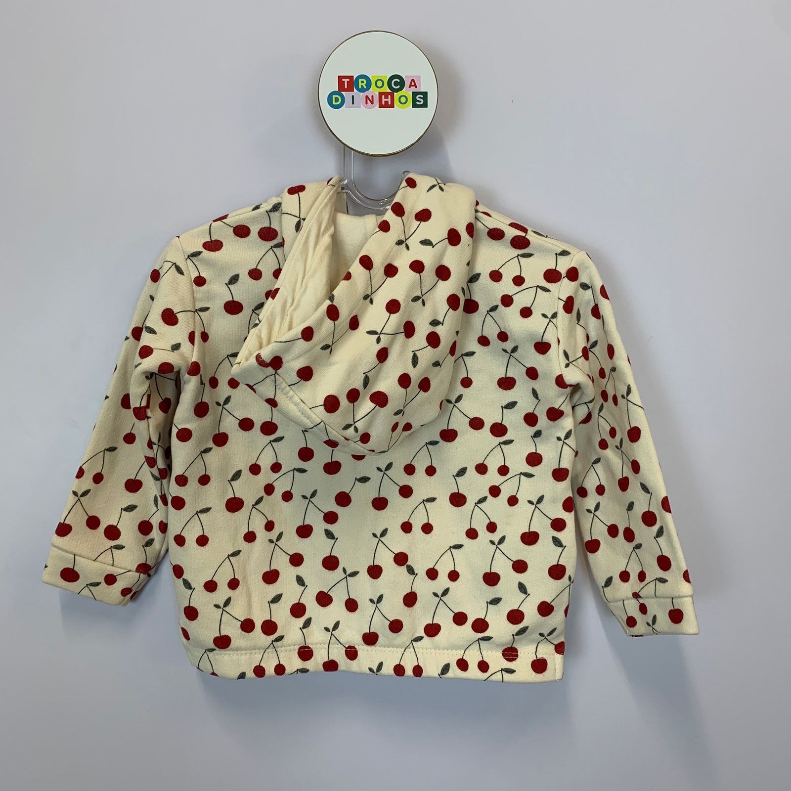 Casaco Bege Cerejas Zara