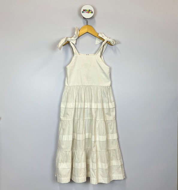 Vestido Longo Infantil Little Club Branco