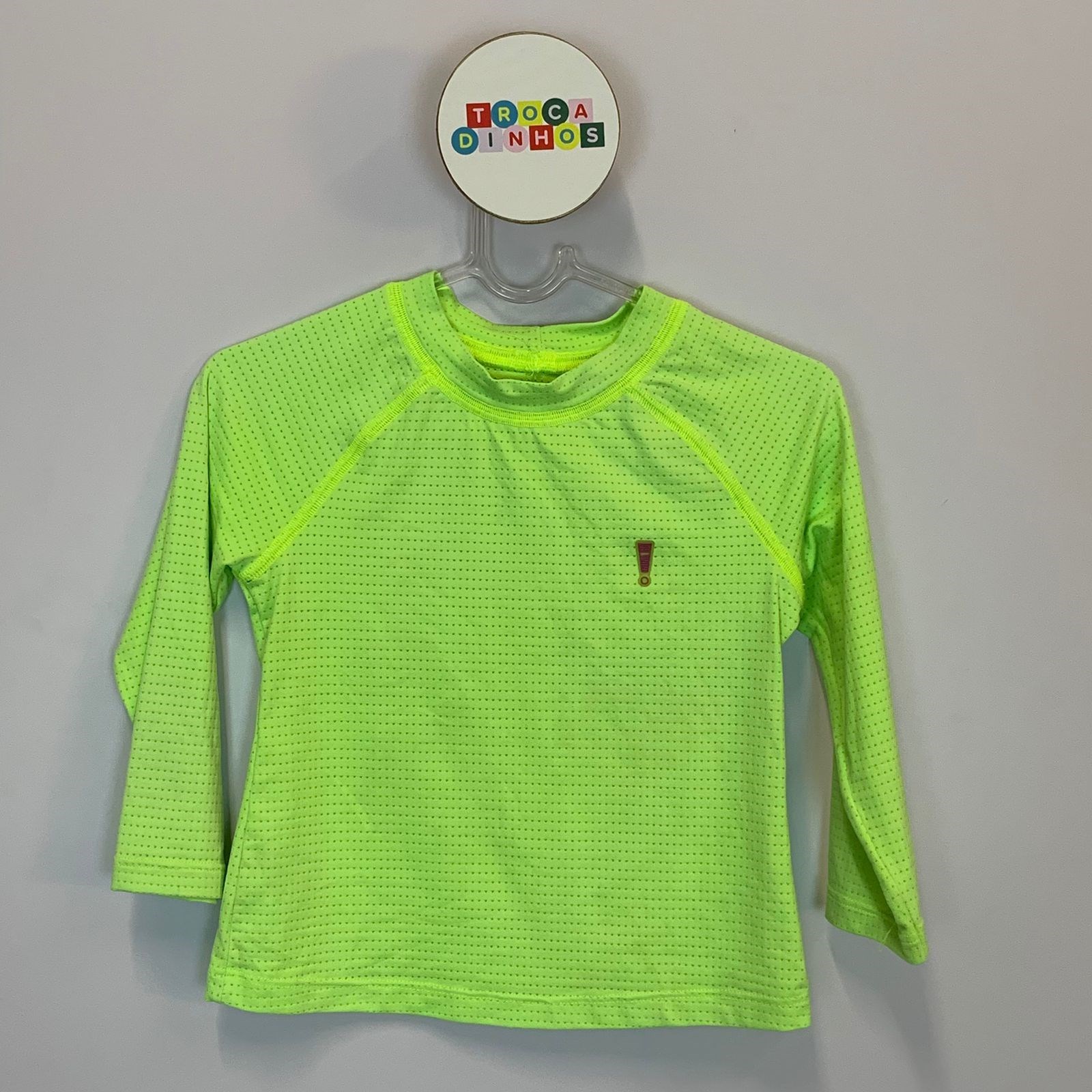 camiseta manga longa neon