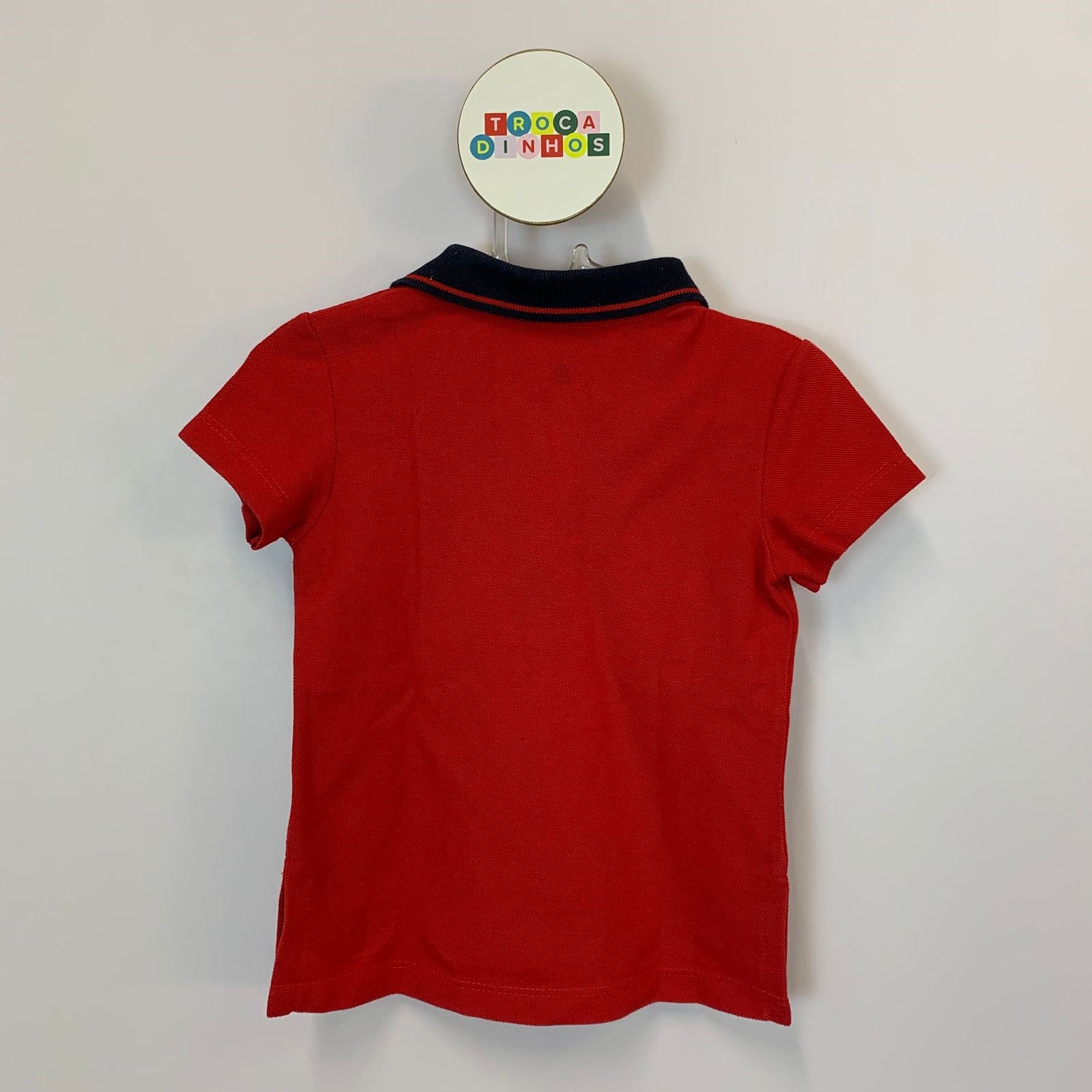 Camisa polo vermelha