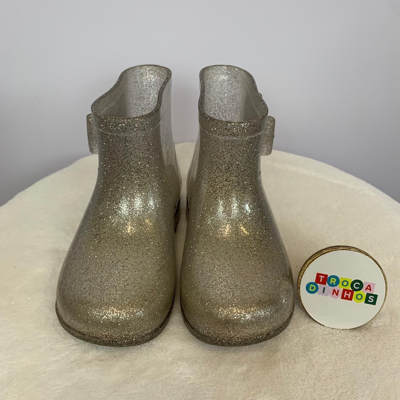 Galocha glitter lacinho