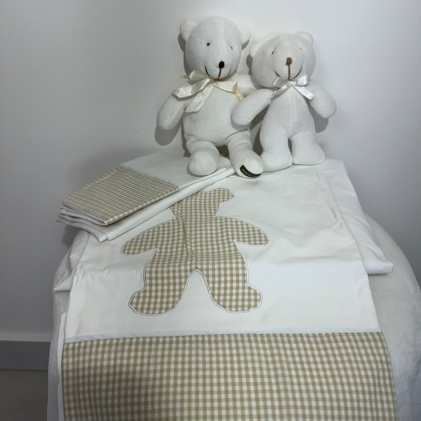 Jogo de lençol para berço americano - 300 fios