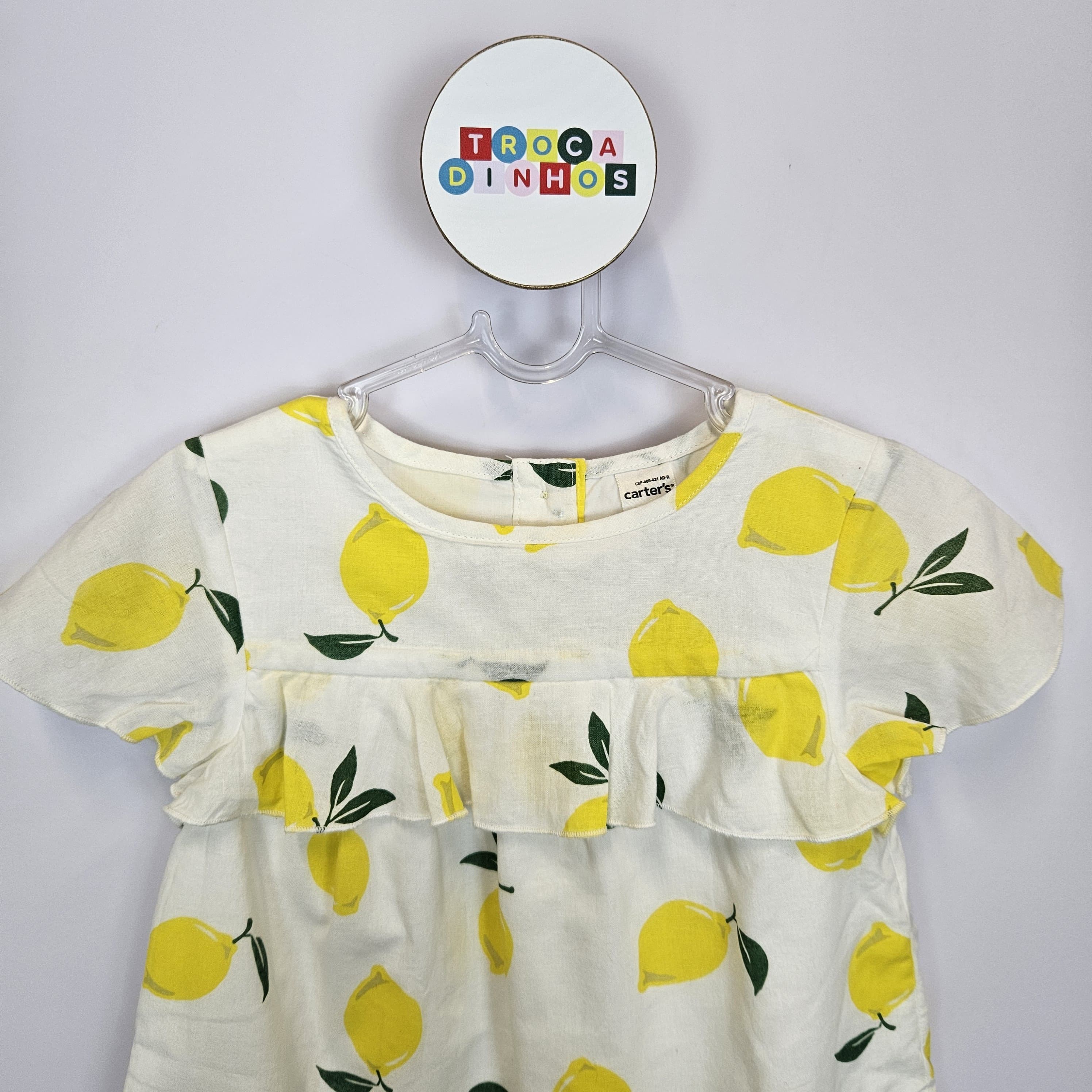 Vestidinho de Limão Carter´s