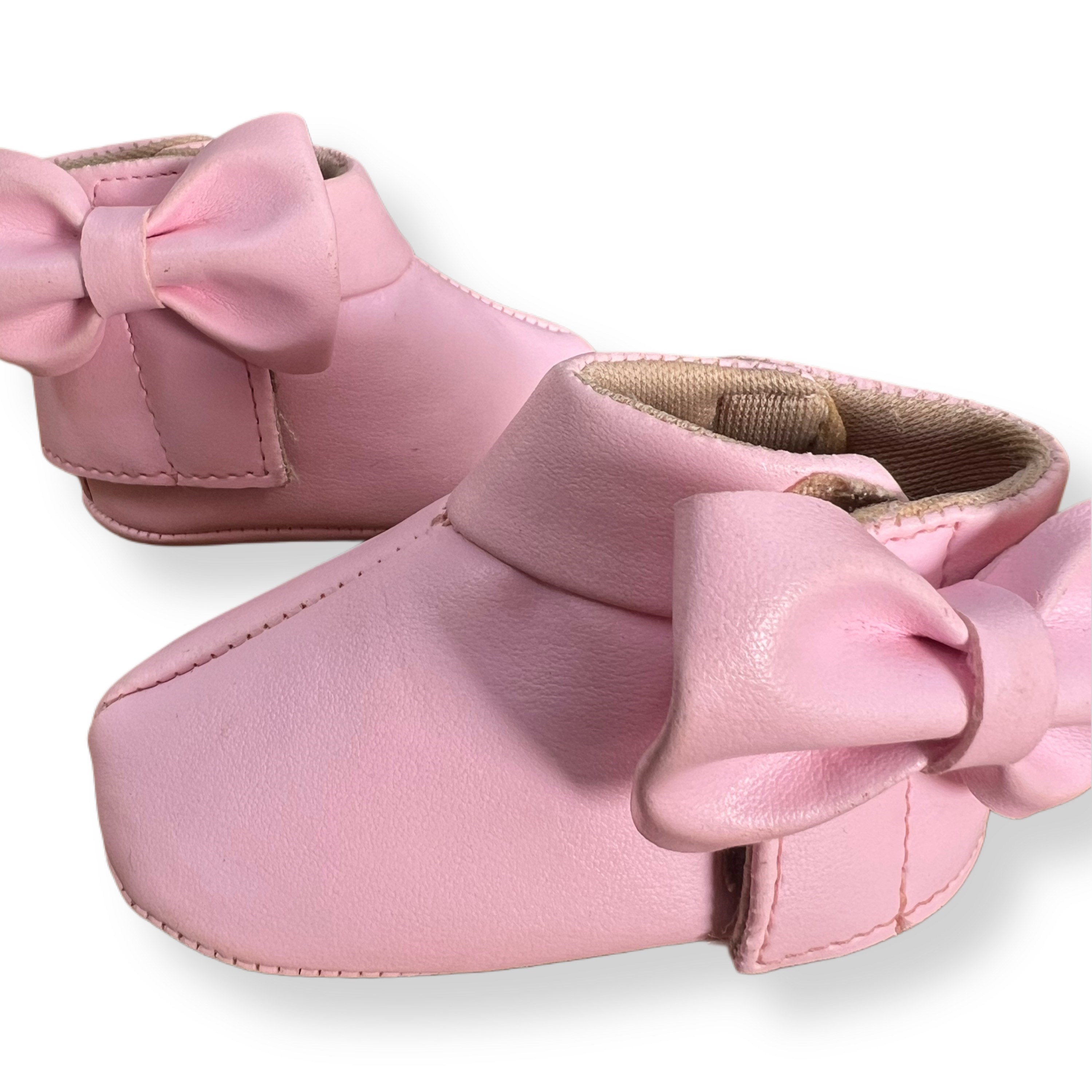 Botinha Rosa Feminina Bebê
