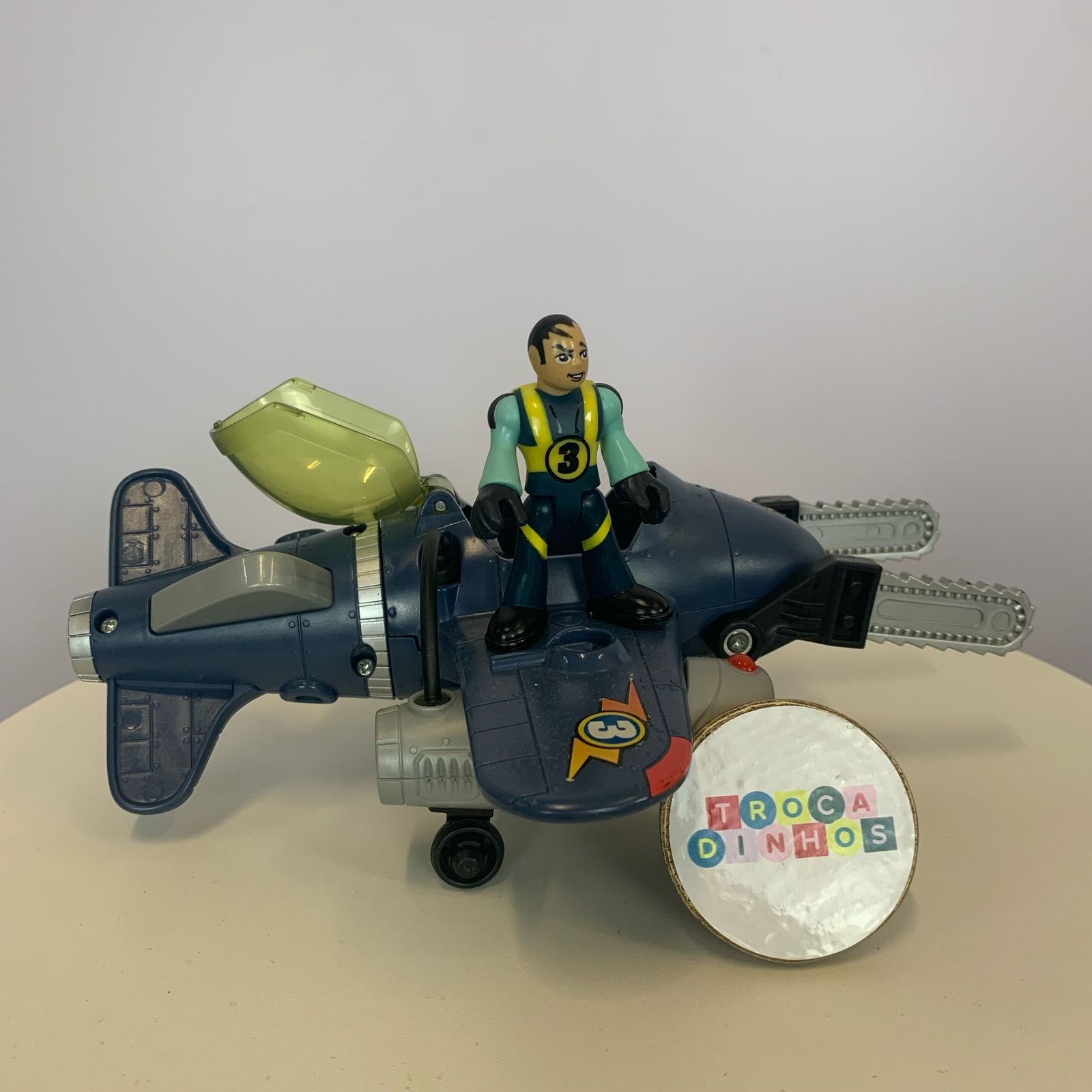 Avião Sky Racer Tornado Jet Imaginext Fisher Price - Mattel