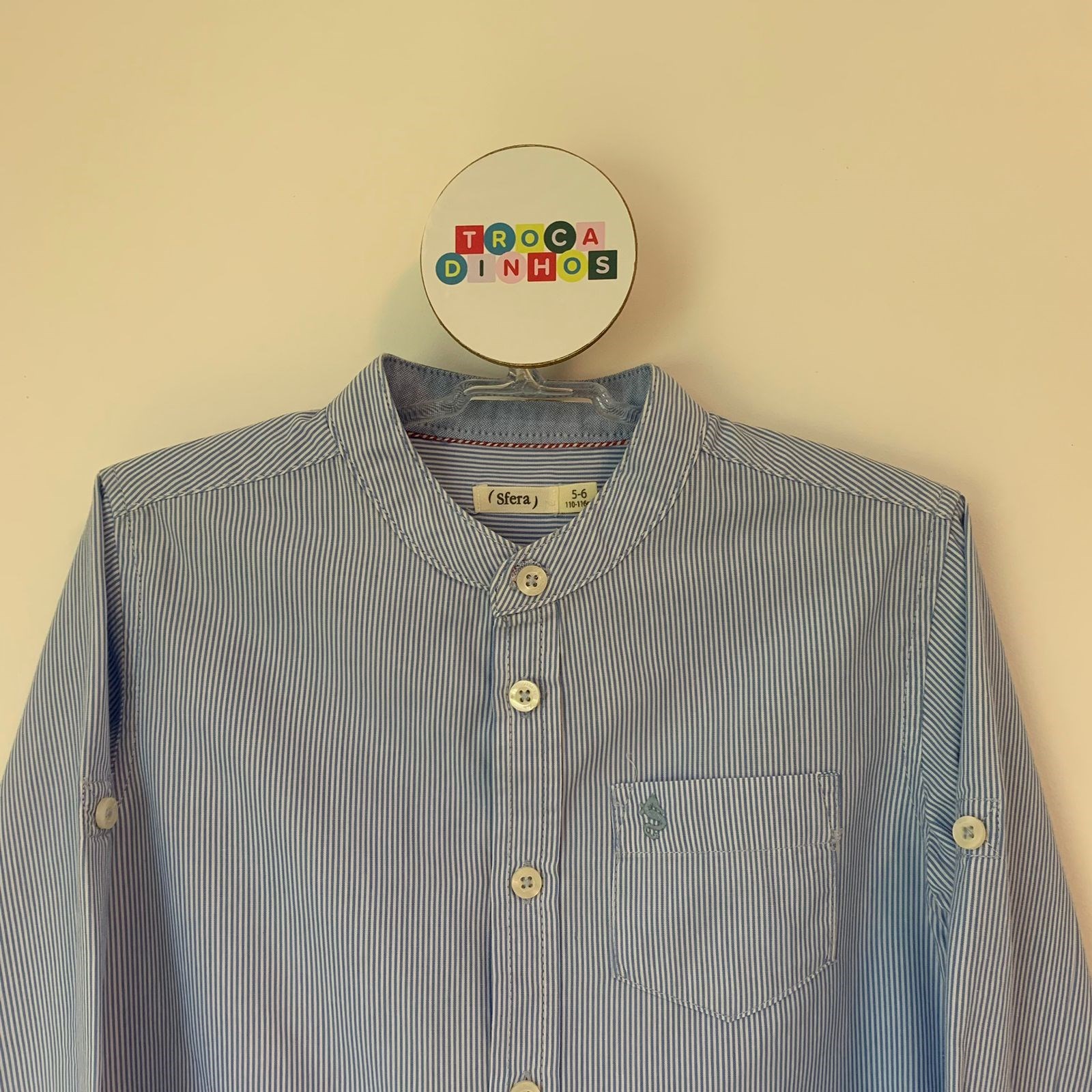 Camisa bata listrada