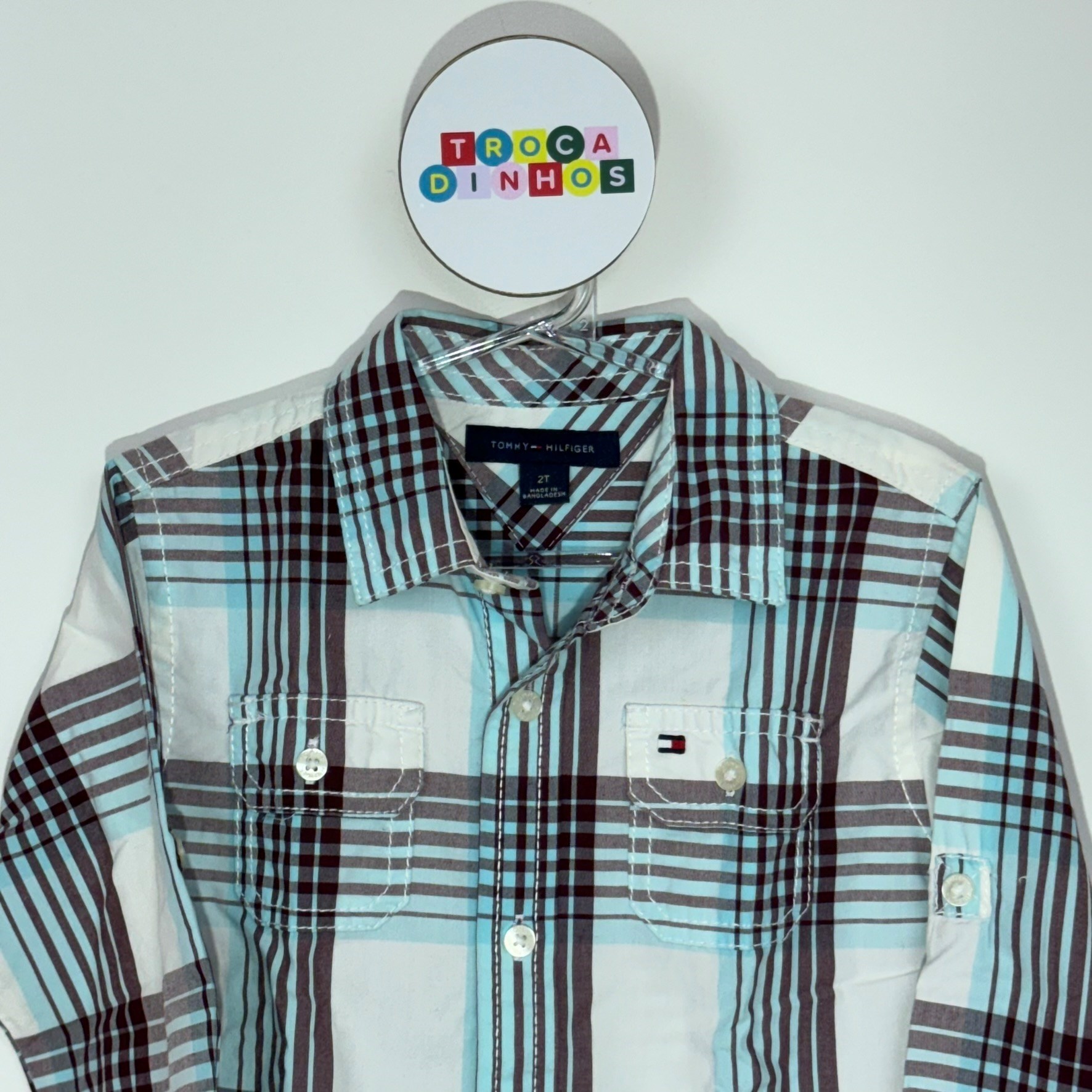 Camisa xadrez Tommy Hilfiger