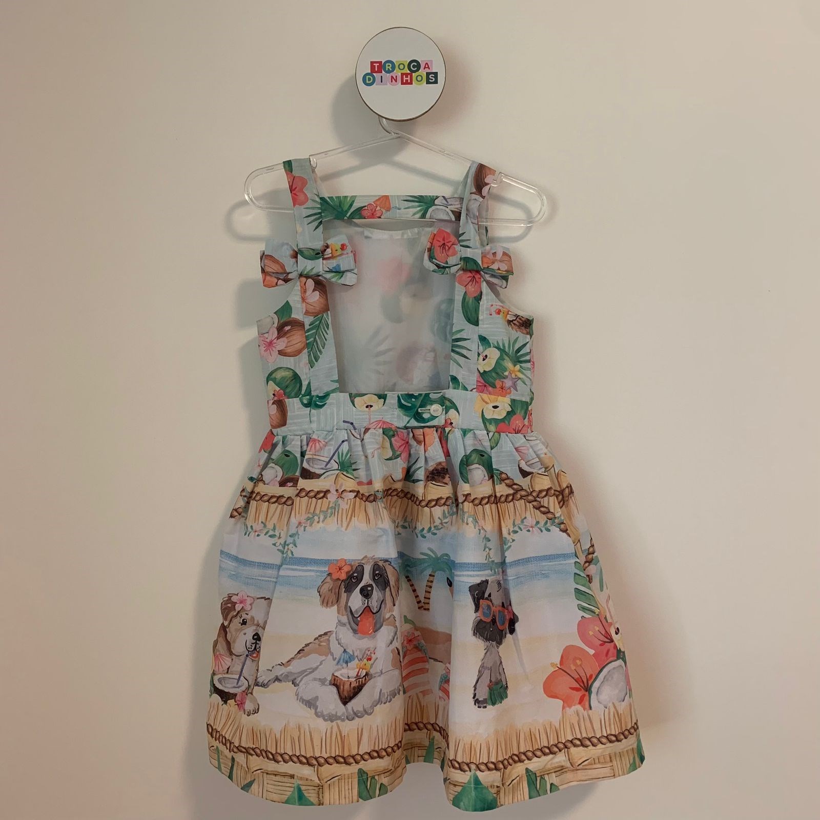 Vestido de cachorrinhos - Mom Sucrê