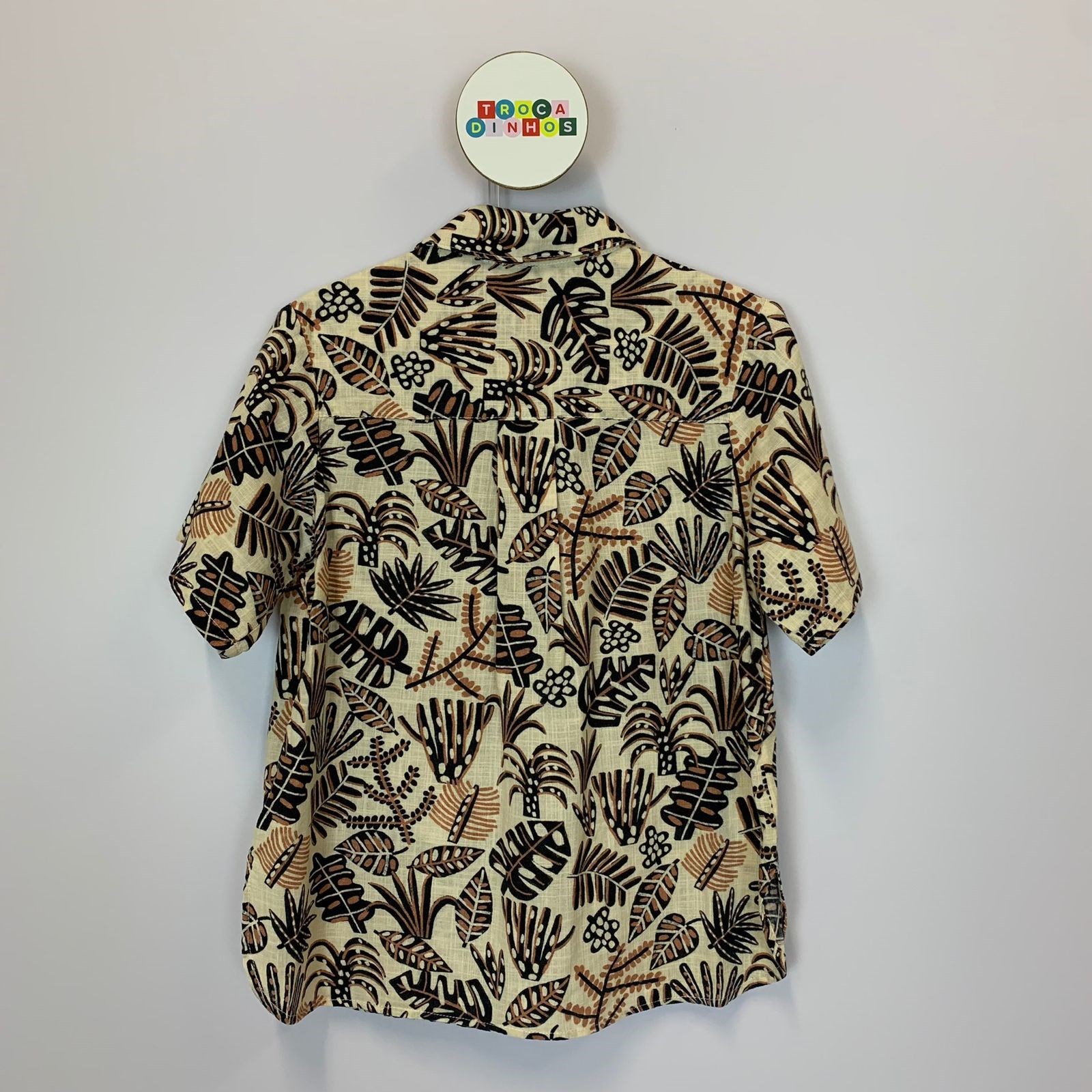 Camisa Bentô com estampa terrosa