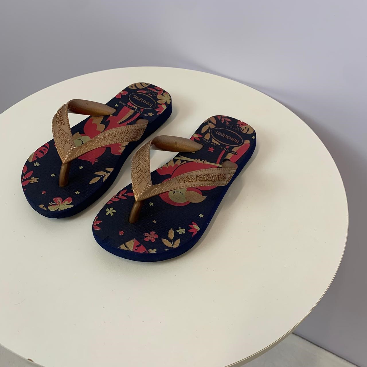 Havaianas Chinelo Kids Top Pets - Marinho/Rose Arara