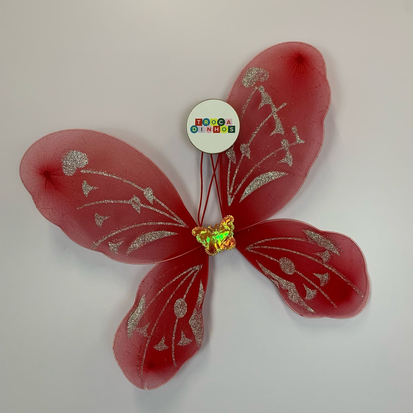 Asinha de borboleta vermelha (produto novo)