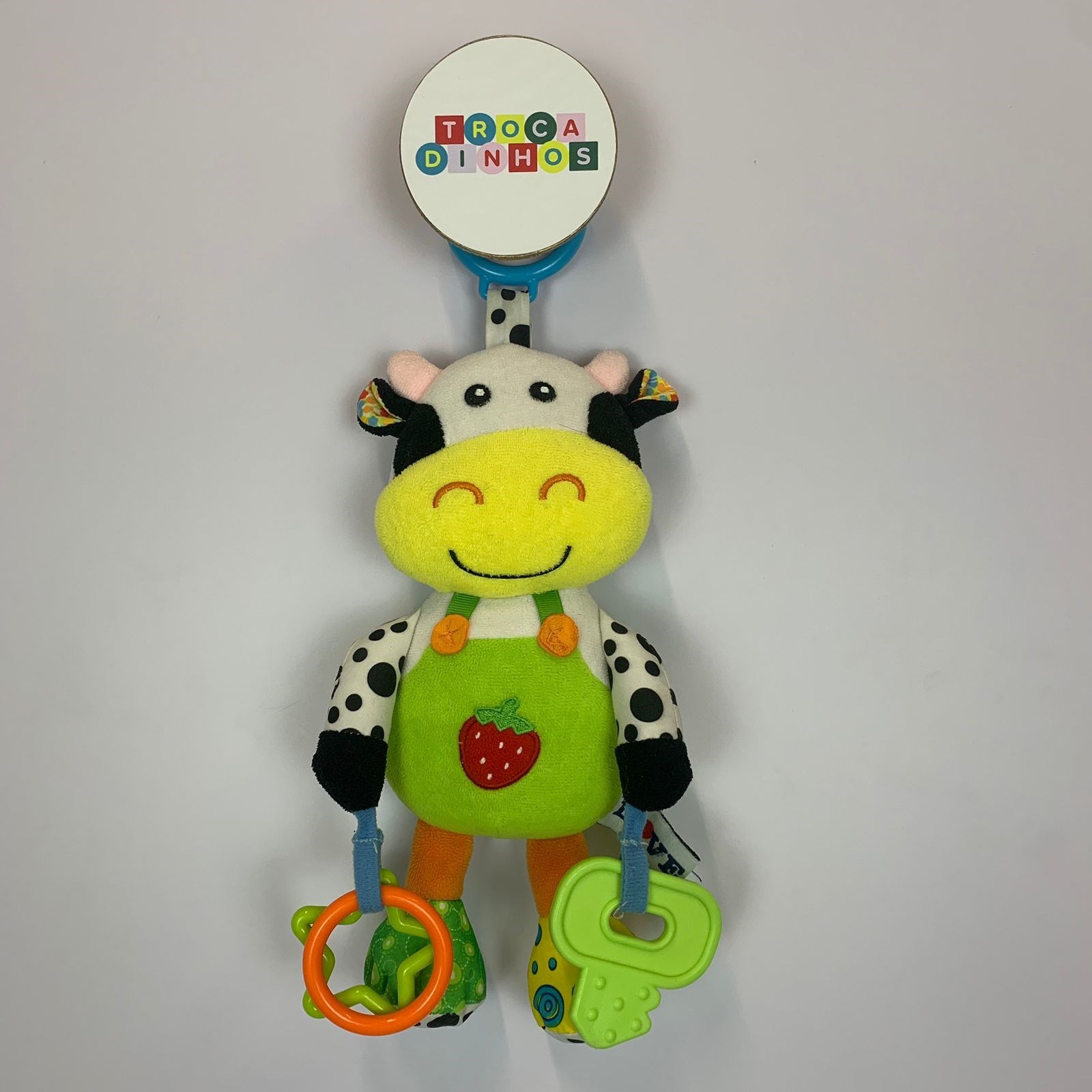 Chocalho com mordedor vaquinha love