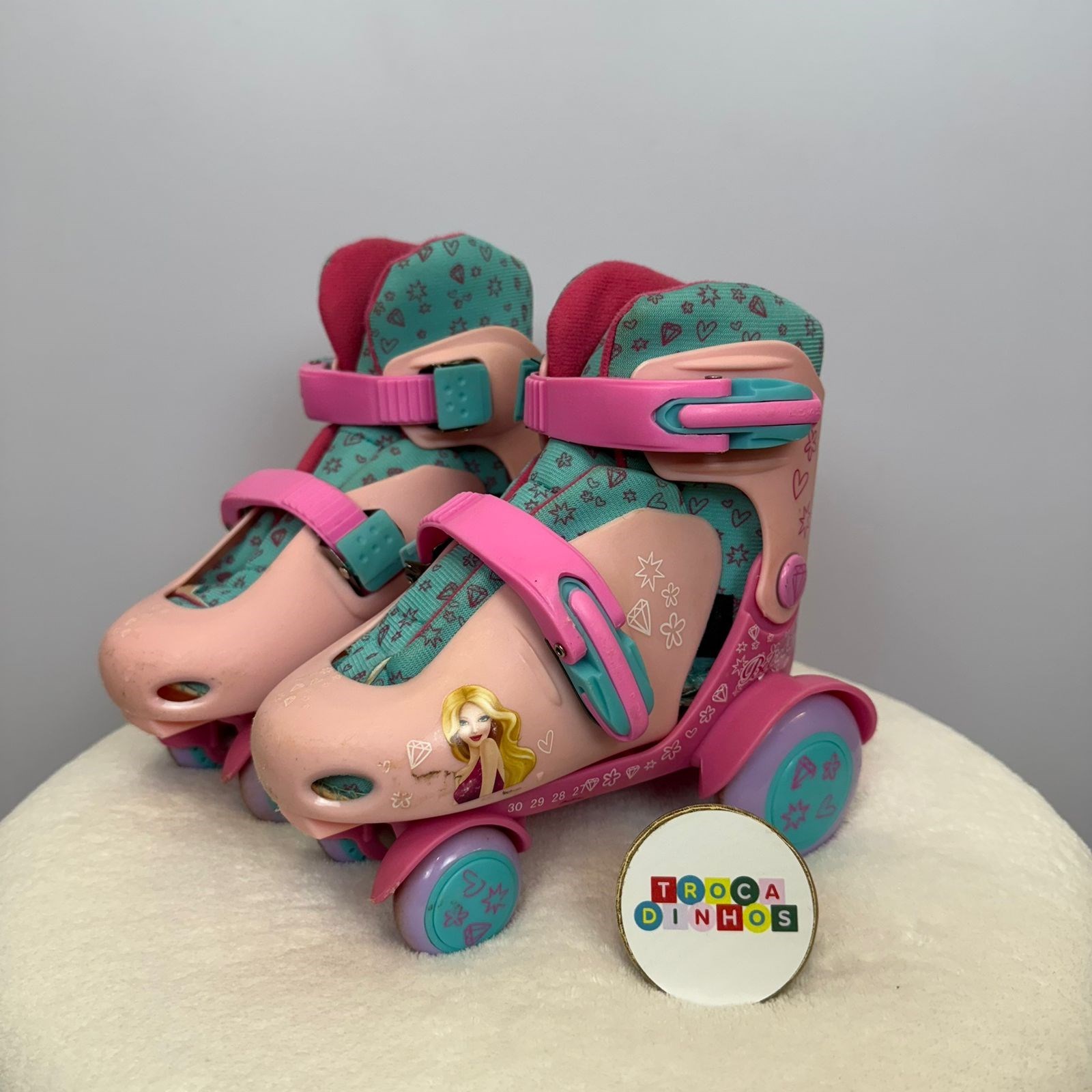 Patins Infantil Roller Ajustável Belinda 27-30