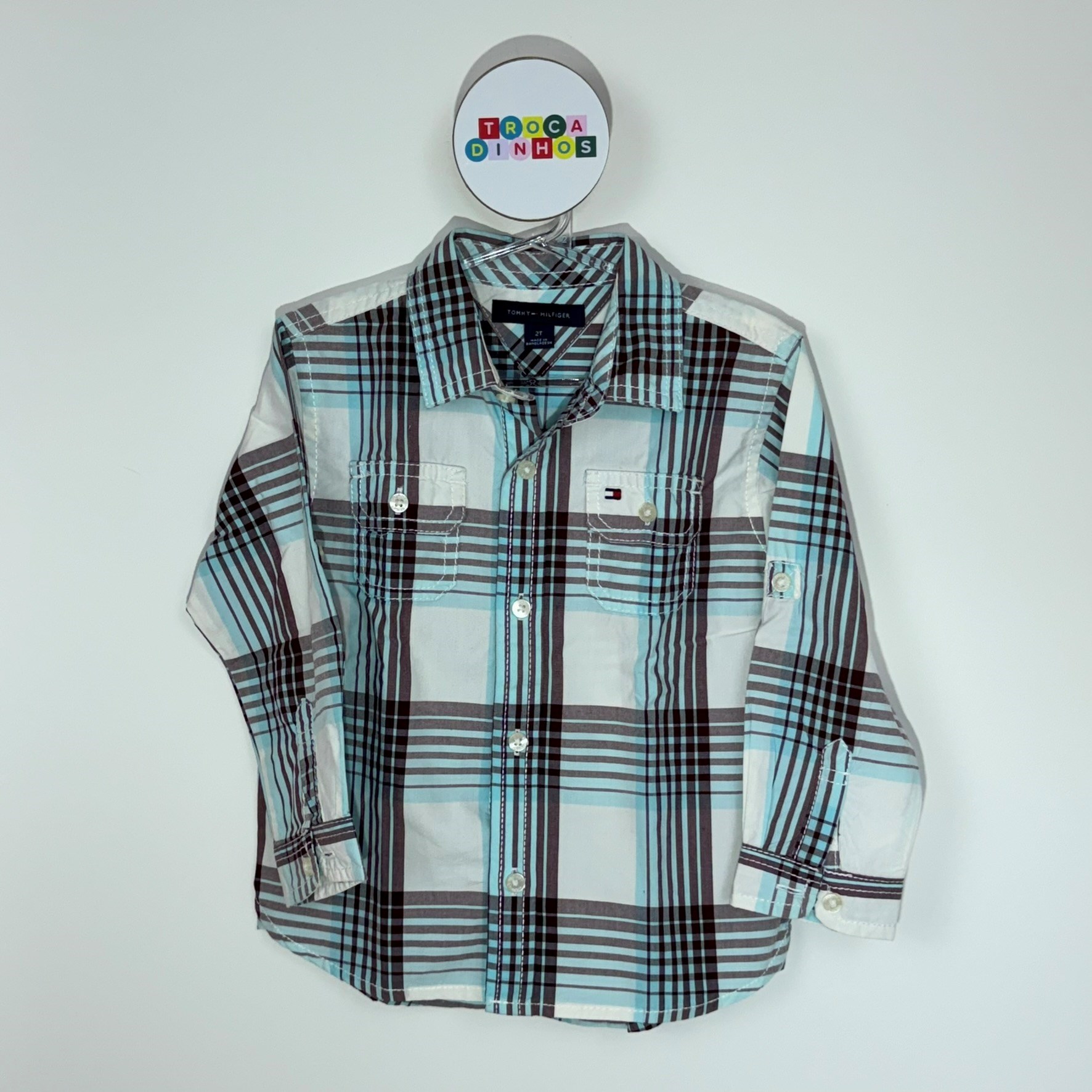 Camisa xadrez Tommy Hilfiger