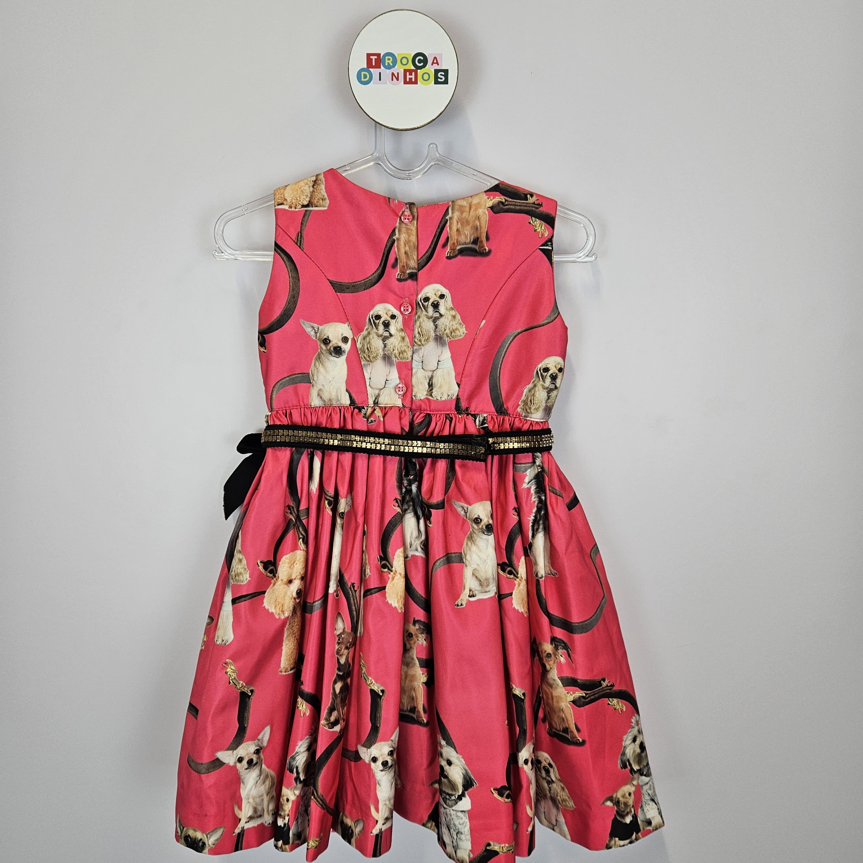 Vestido Cachorrinhos Mio Bebe