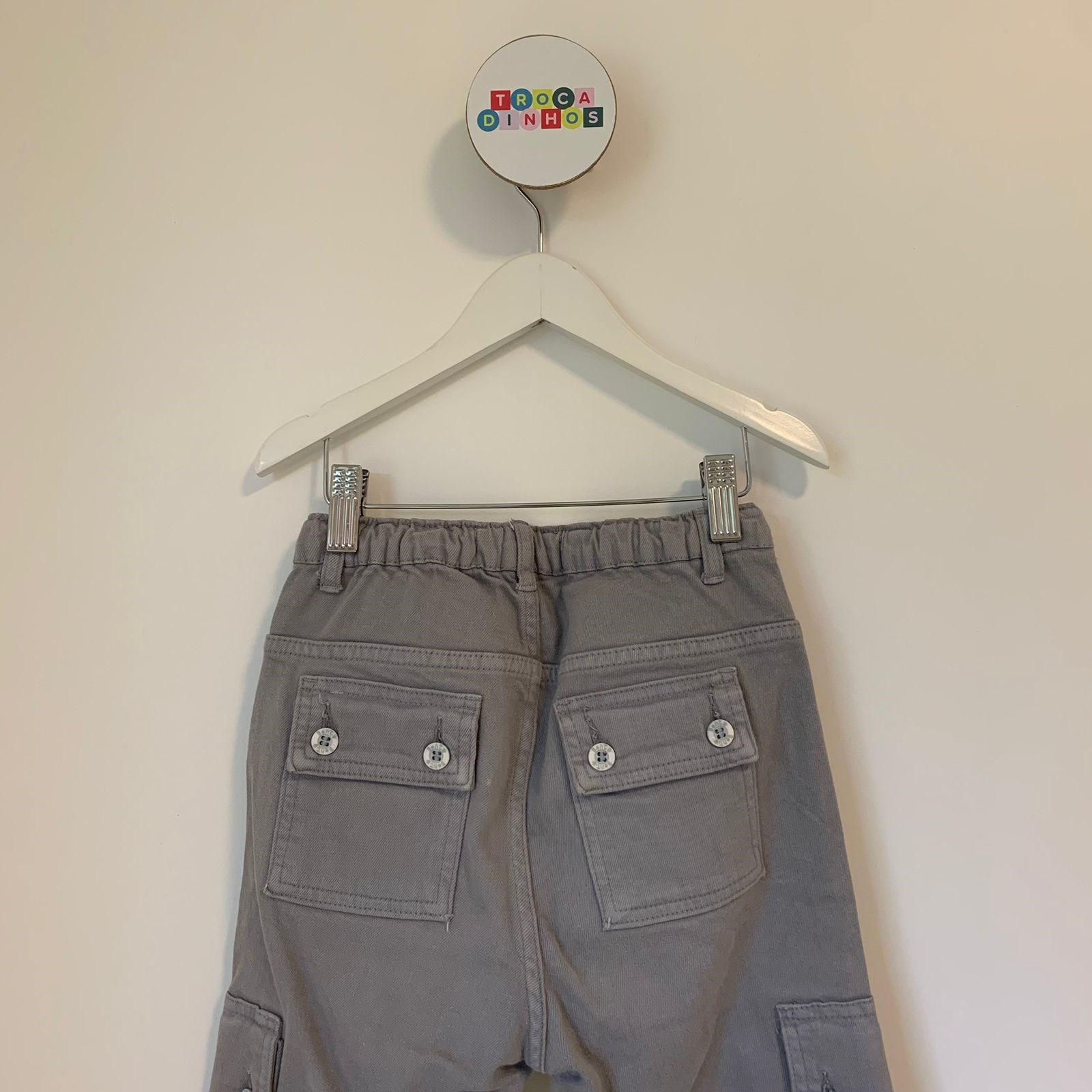 Calça cargo cinza - Bentô