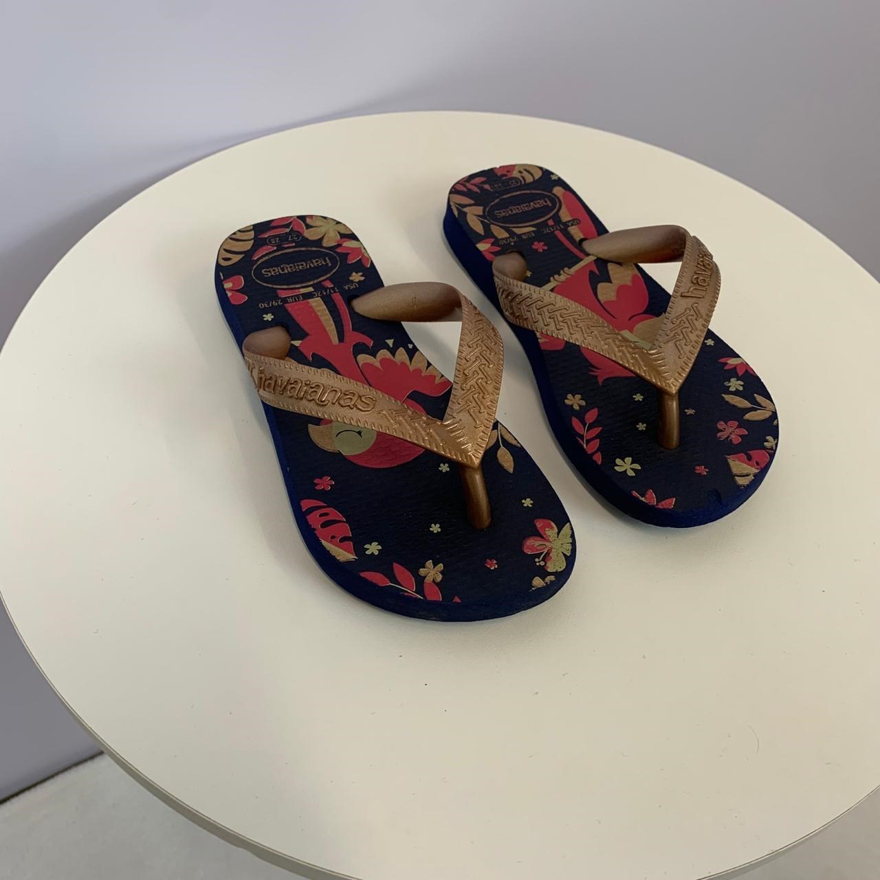 Havaianas Chinelo Kids Top Pets - Marinho/Rose Arara