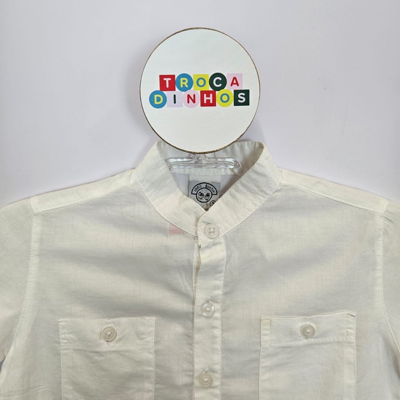 Camisa Branca 100% Bonitin