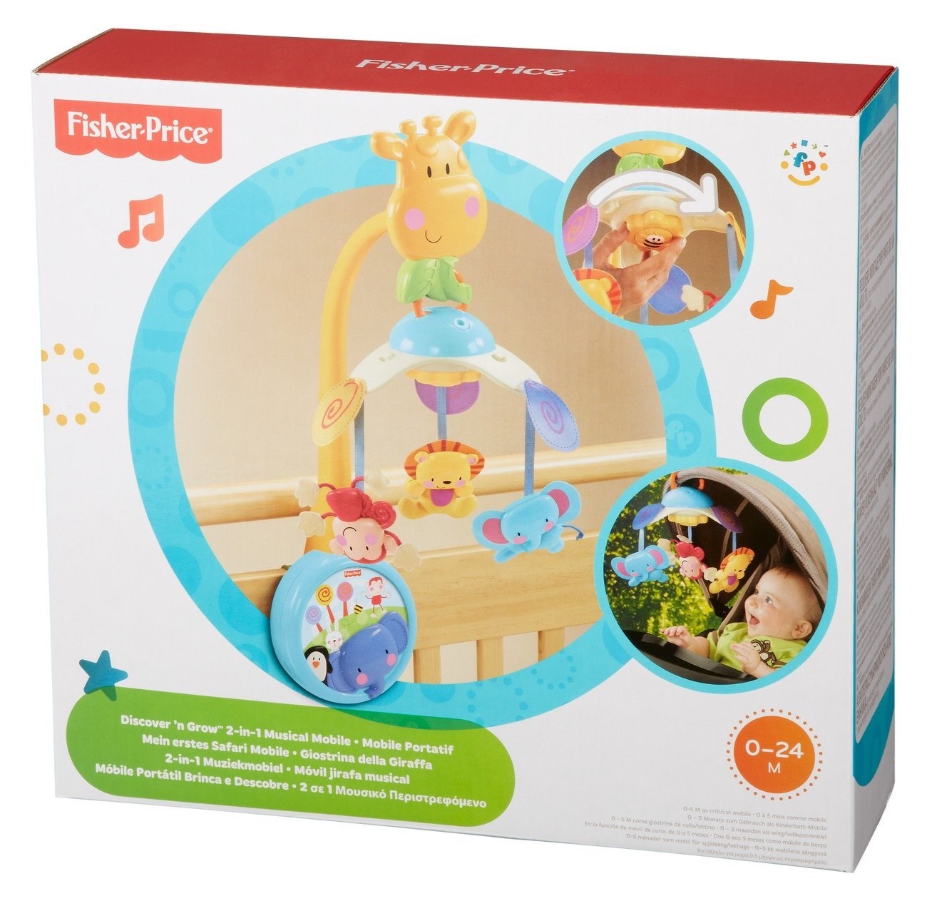 Móbile Girafa 2 em 1 - Fisher Price
