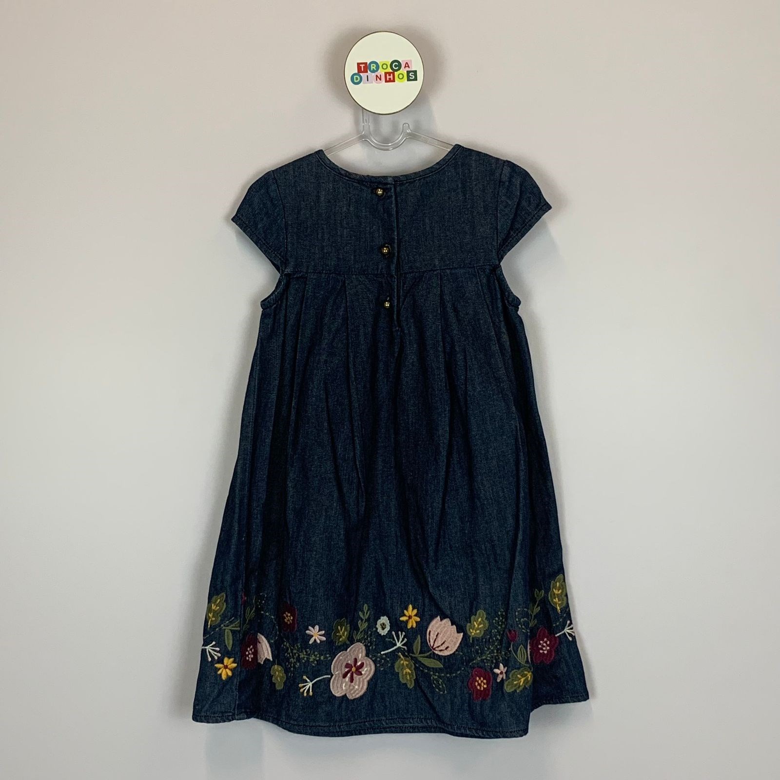 Vestido jeans bordado