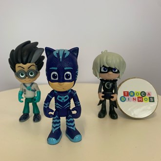 3 bonecos PJ Masks
