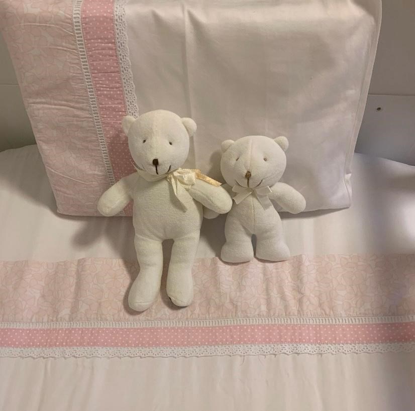 Lençol com duas peças - 300 fios flores