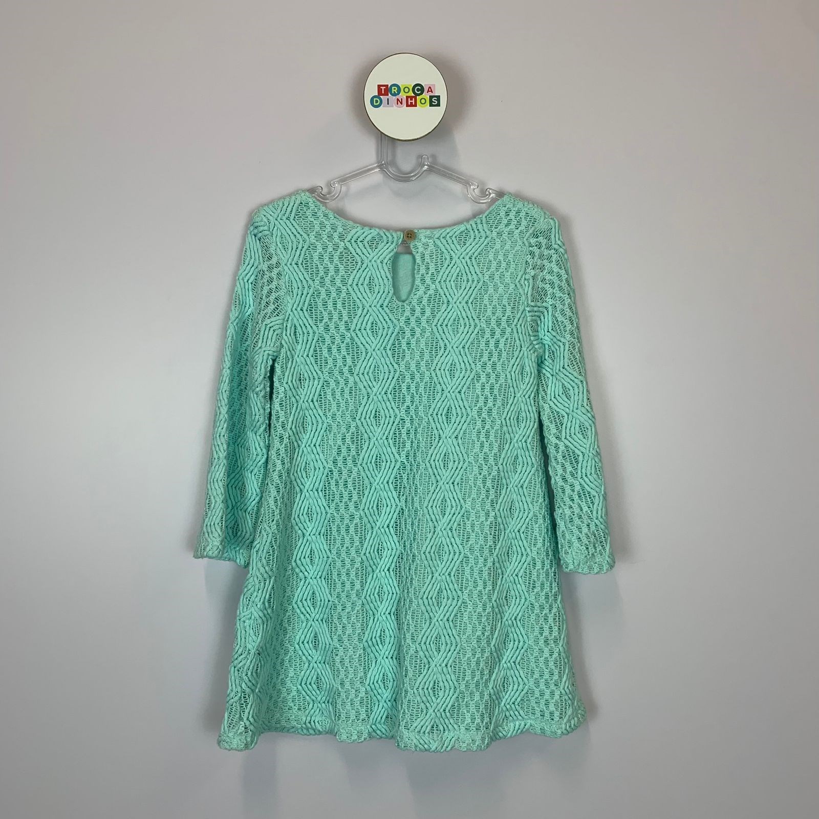 Vestido azul água Oshkosh 