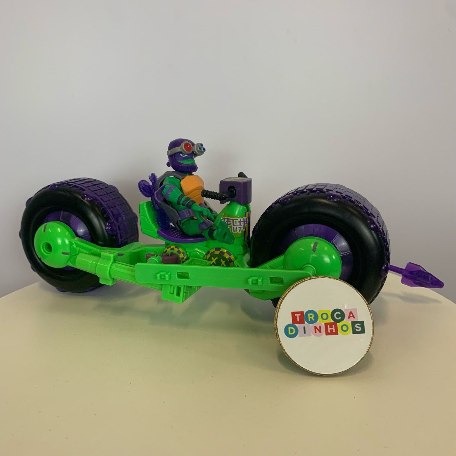 Boneco Tartarugas Ninja Moto Shell