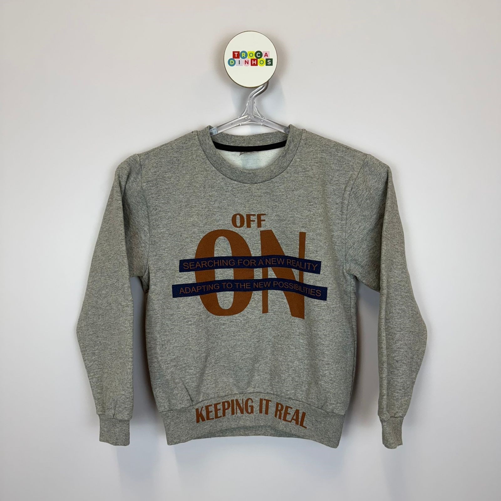 Moletom de mescla On-OFF