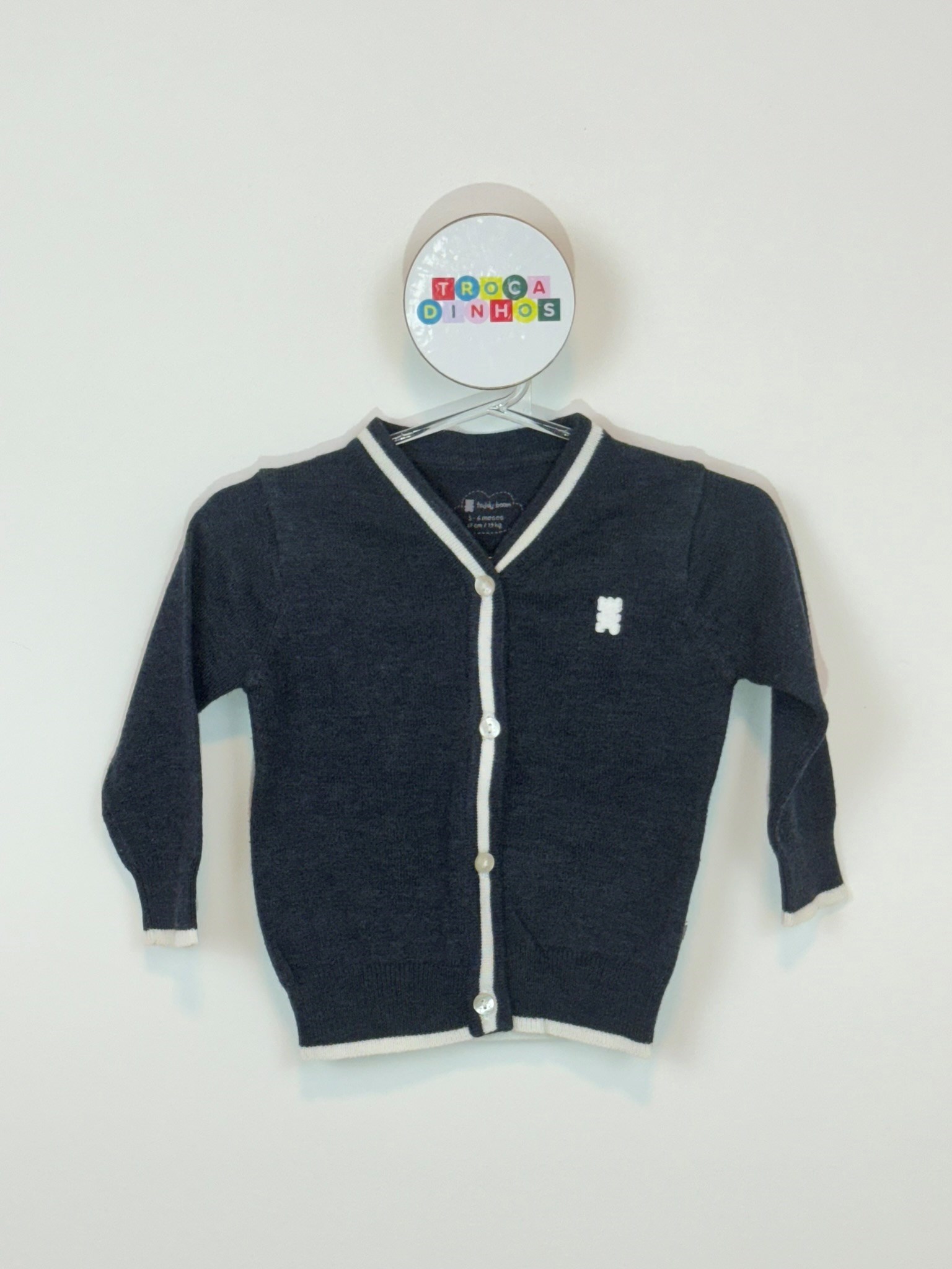 Tricô azul marinho - Teddy Boom