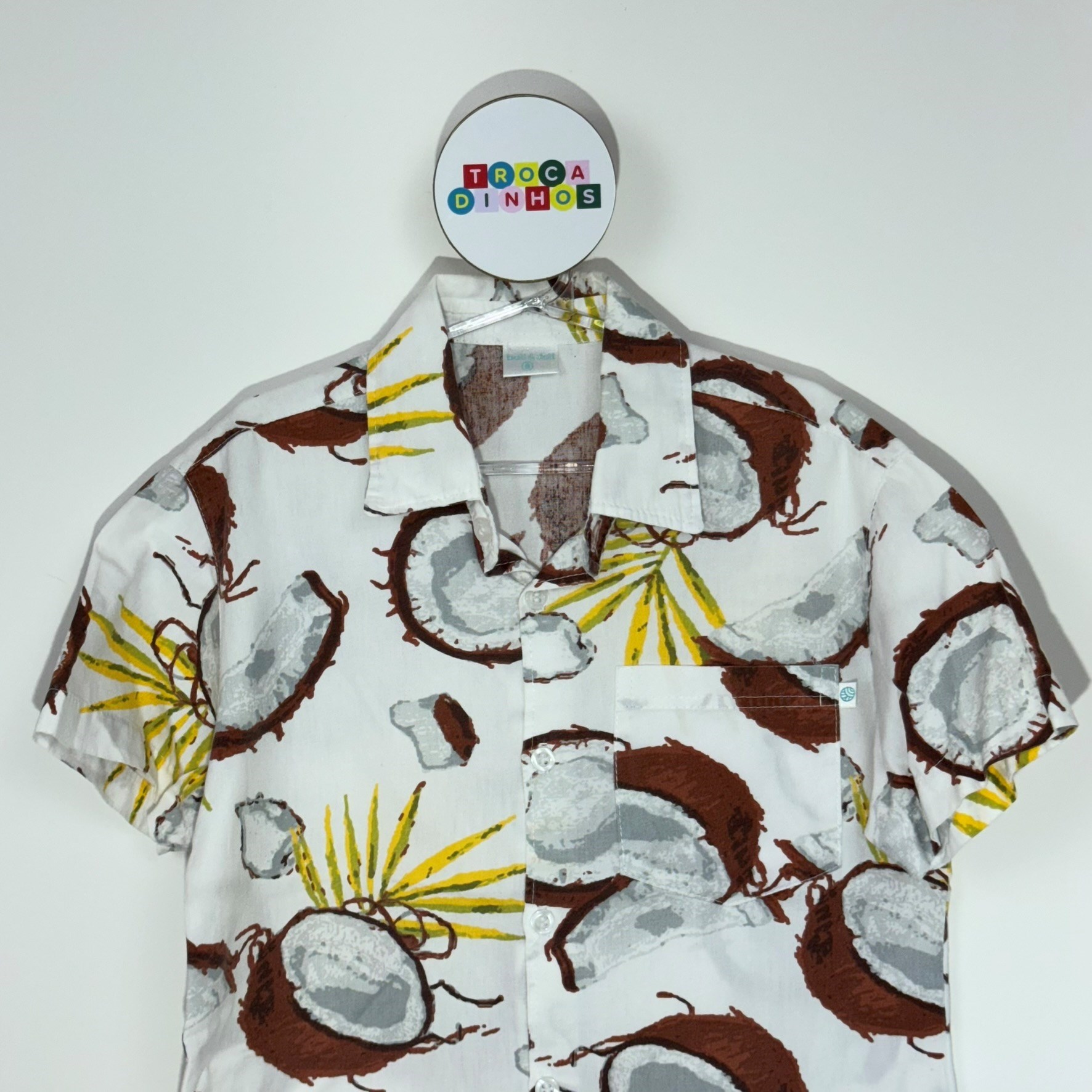 Camisa coco do verão