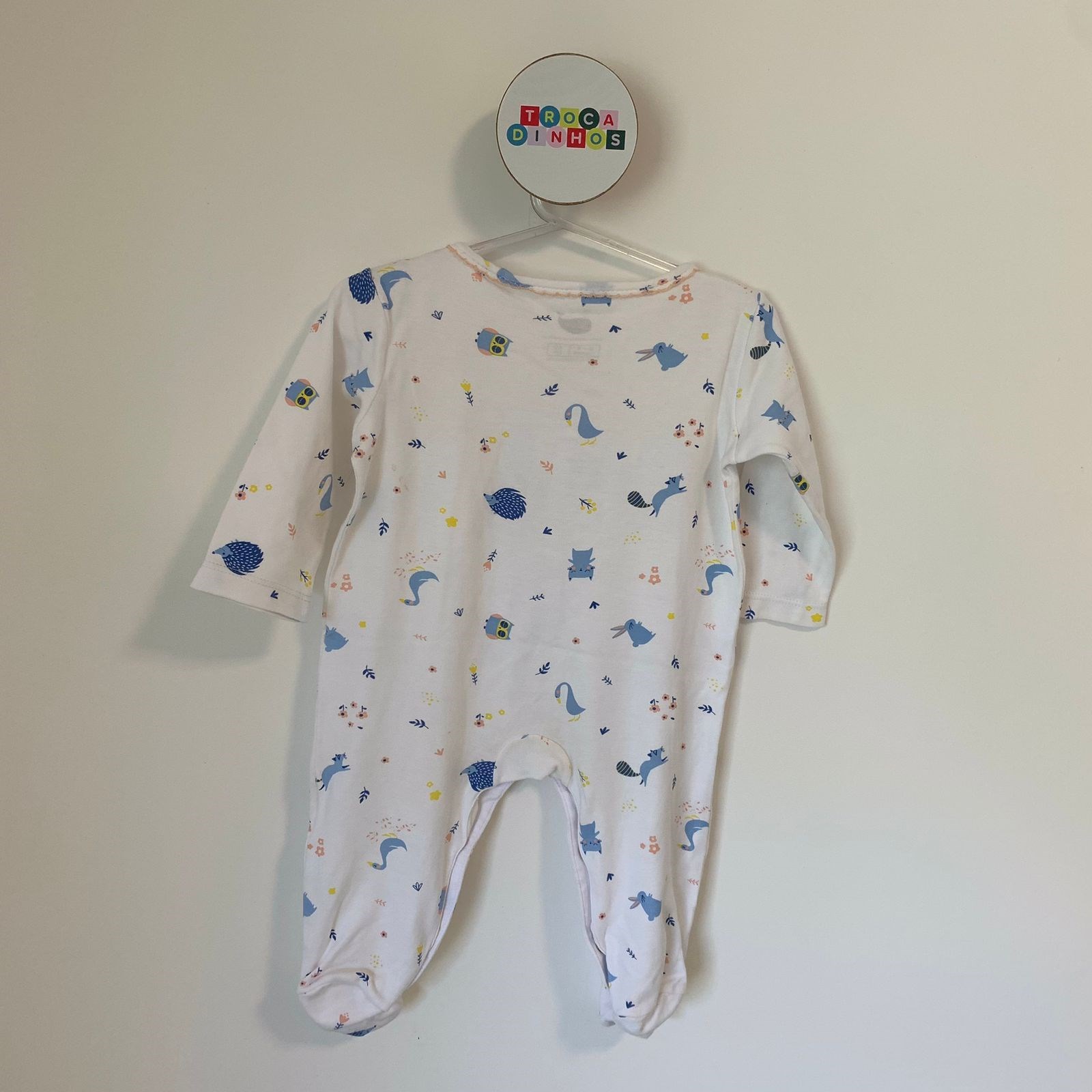 Macacão bichinhos em algodão Pima - marca: Bobotcho