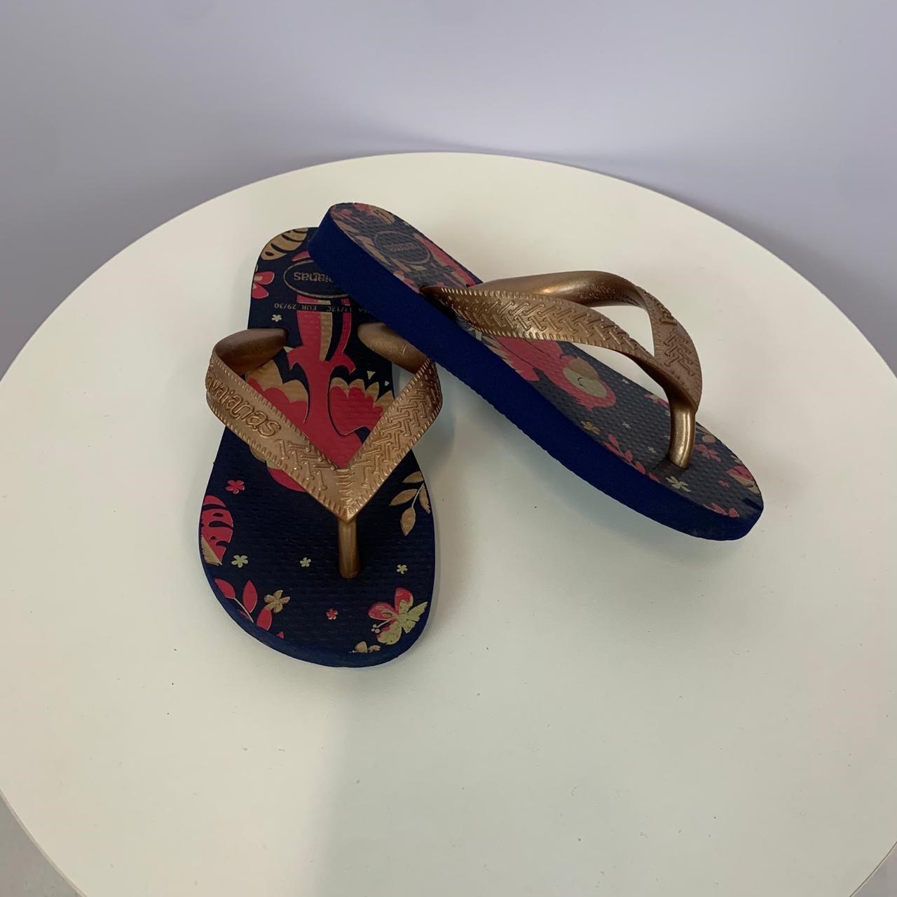 Havaianas Chinelo Kids Top Pets - Marinho/Rose Arara