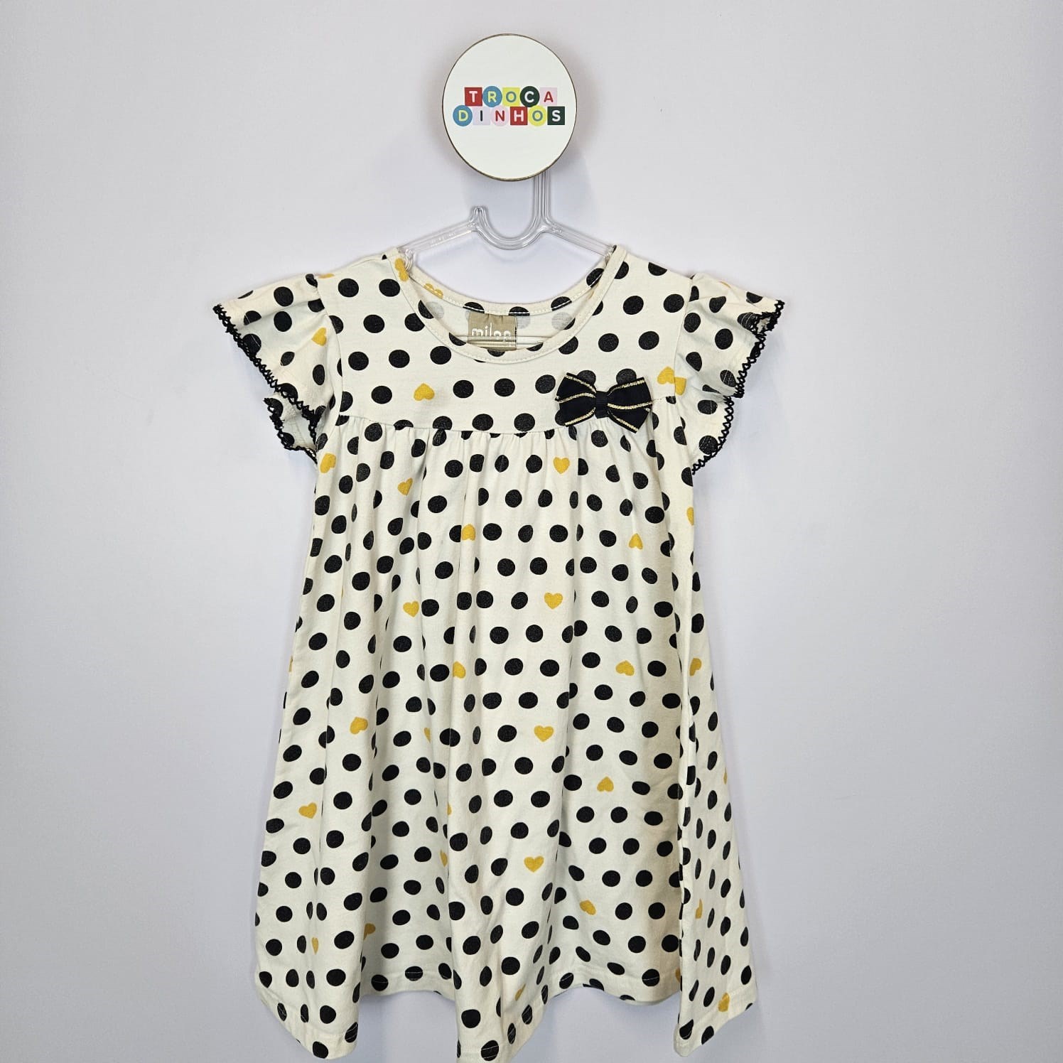 Vestido de bolinhas Milon
