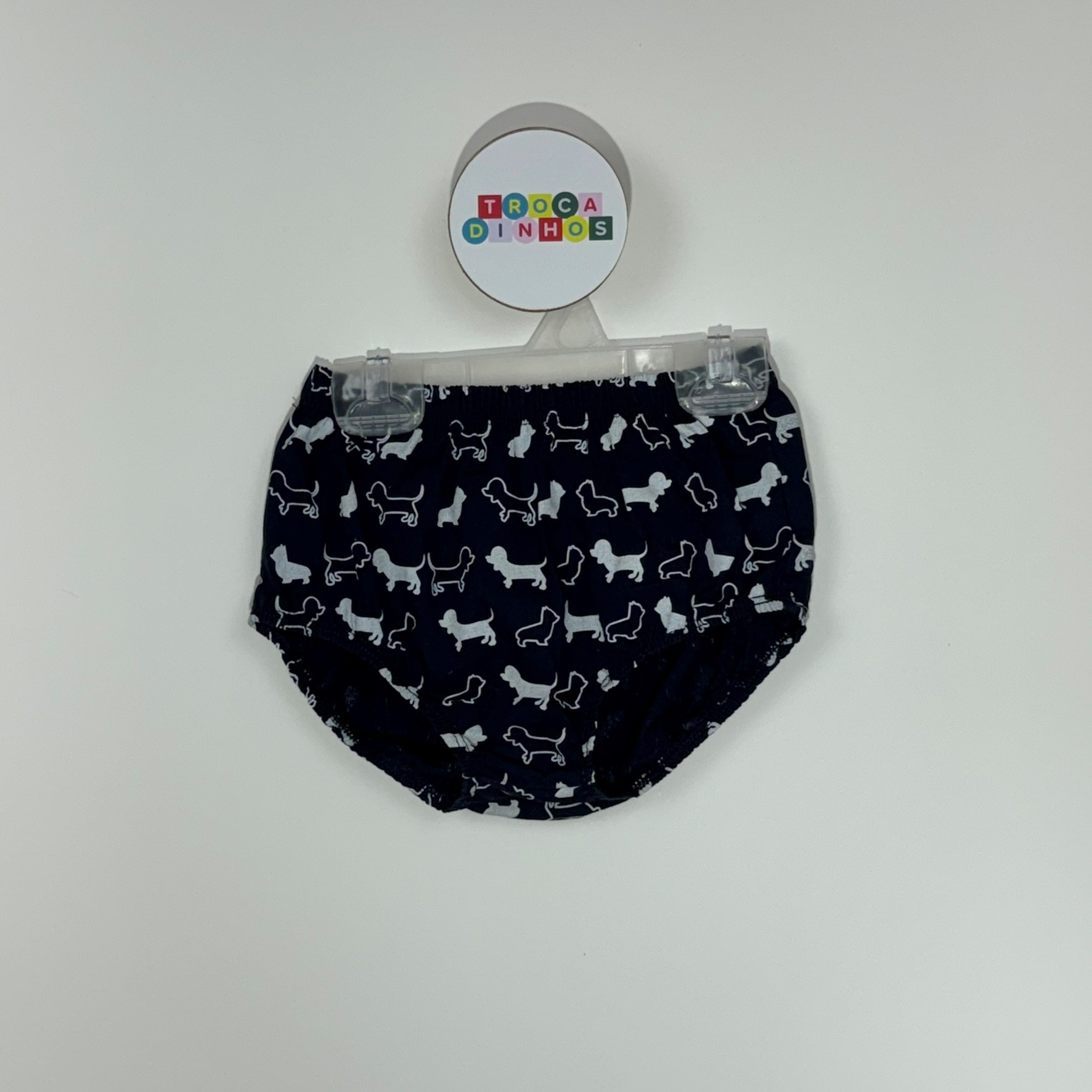 Vestido + tapa fralda cachorrinhos